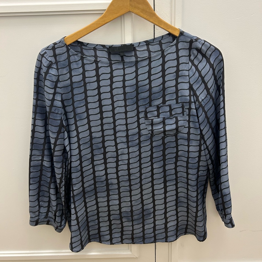 Rag And Bone Printed Blouse - image 1